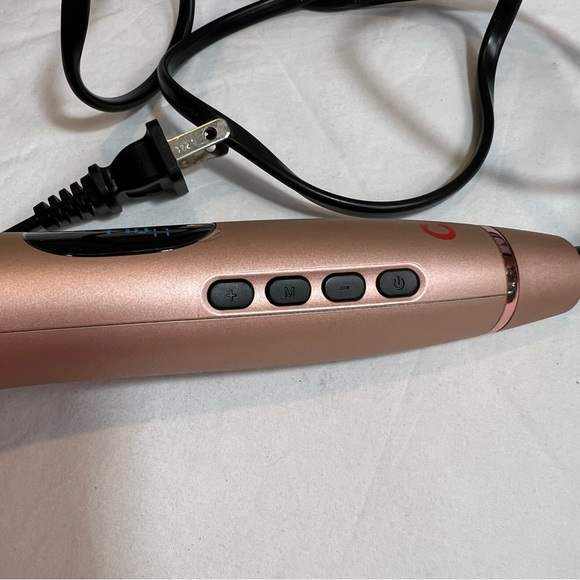 Chi Spin n Curl automatic rotating hair curler in rose pink - Picture 4 of 9